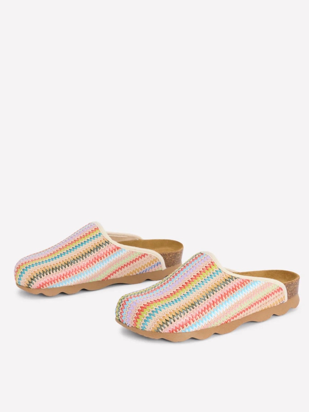 Boden Multicolor Knit Slip-On Clogs